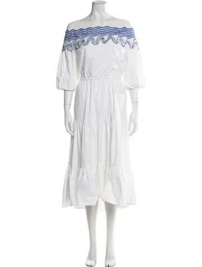 Pre-owned Peter Pilotto Printed Long Dress In Multi