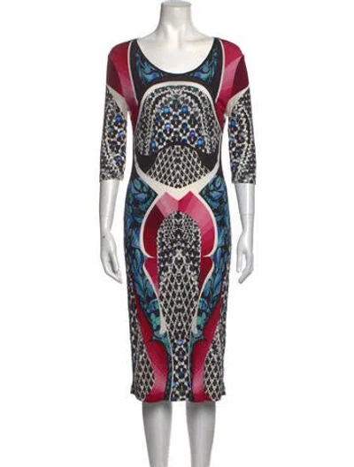 Pre-owned Peter Pilotto Printed Midi Length Dress In Multi