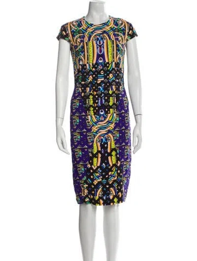 Pre-owned Peter Pilotto Printed Midi Length Dress In Multi