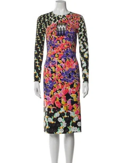 Pre-owned Peter Pilotto Printed Midi Length Dress In Multi