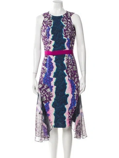 Pre-owned Peter Pilotto Printed Midi Length Dress In Multi