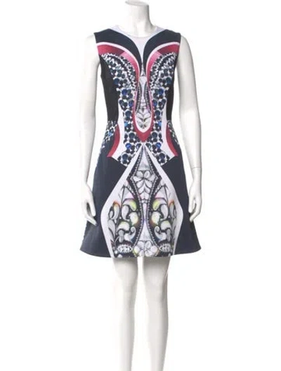 Pre-owned Peter Pilotto Printed Mini Dress In Multi