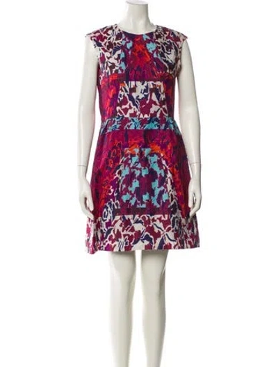 Pre-owned Peter Pilotto Silk Mini Dress In Multi