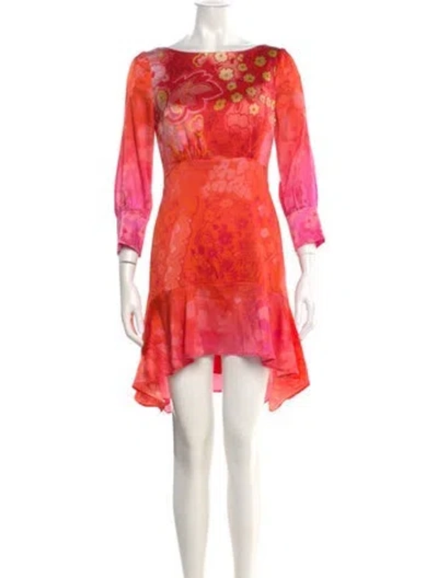 Pre-owned Peter Pilotto Silk Mini Dress In Multi