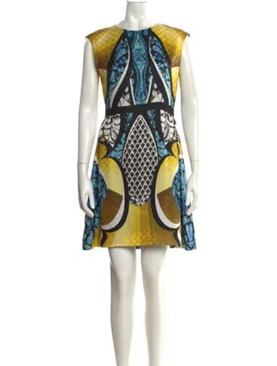 Pre-owned Peter Pilotto Silk Mini Dress In Multi
