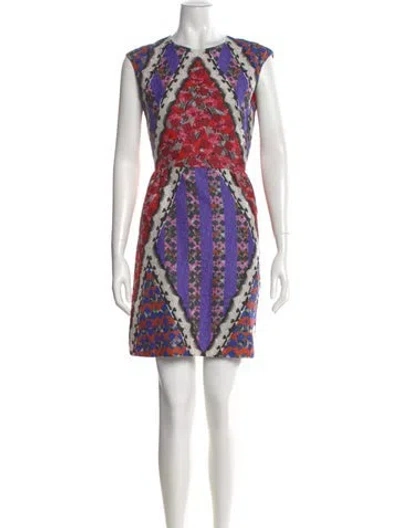 Pre-owned Peter Pilotto Silk Mini Dress In Pink