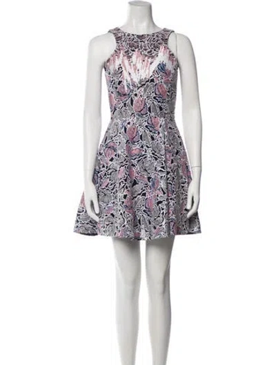 Pre-owned Peter Pilotto Silk Mini Dress In Pink