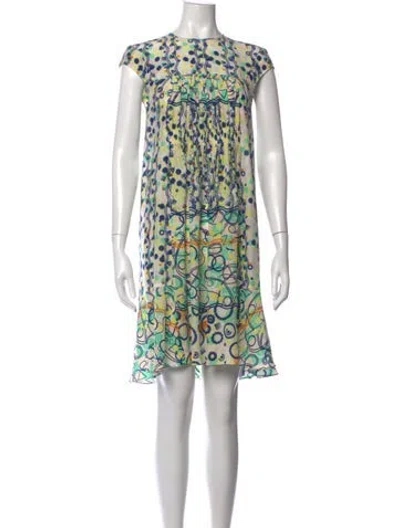 Pre-owned Peter Pilotto Silk Mini Dress In Pink