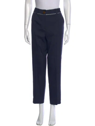 Pre-owned Peter Pilotto Straight Leg Pants In Blue