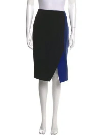 Pre-owned Peter Pilotto Virgin Wool Knee-length Skirt In Blue