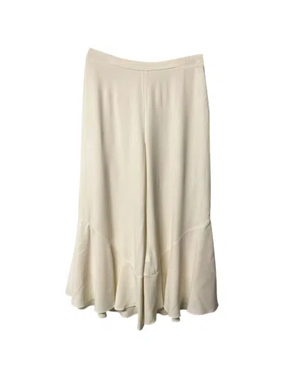 Pre-owned Peter Pilotto Wide-leg Flared Trousers In Neutral