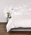 Peter Reed Barley Oxford Pillowcase (50cm X 75cm) In White