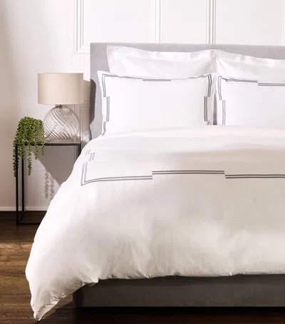 Peter Reed Croston King Duvet Cover Set In White