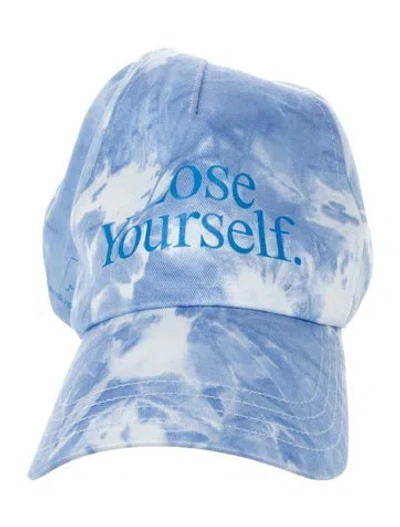 Pre-owned Peter Saville X Paco Rabanne Tie Dye Logo Cap In Blue