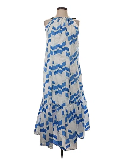 Pre-owned Peter Som Casual Dress In Blue