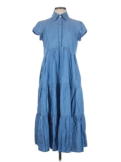 Pre-owned Peter Som Casual Dress In Blue