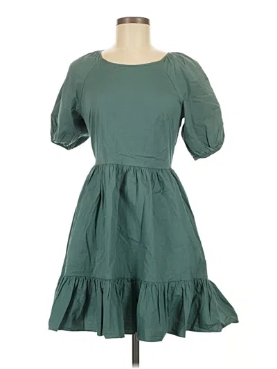 Pre-owned Peter Som Casual Dress In Green