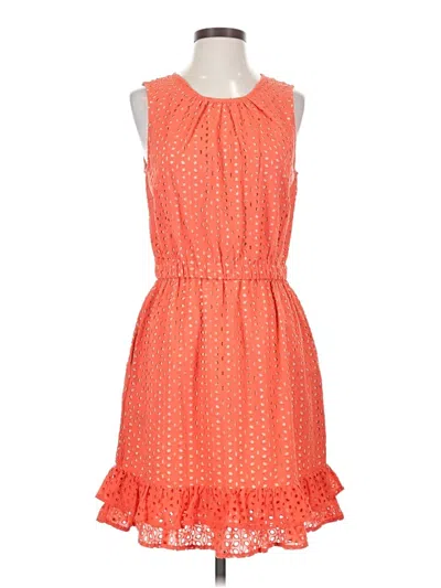 Pre-owned Peter Som Casual Dress In Orange