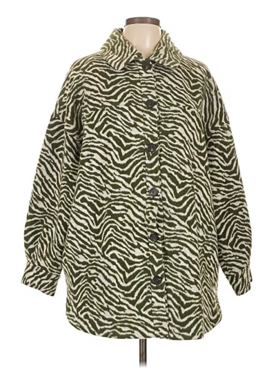 Pre-owned Peter Som Coat In Green