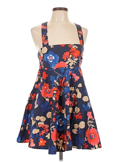 Pre-owned Peter Som Cocktail Dress In Blue