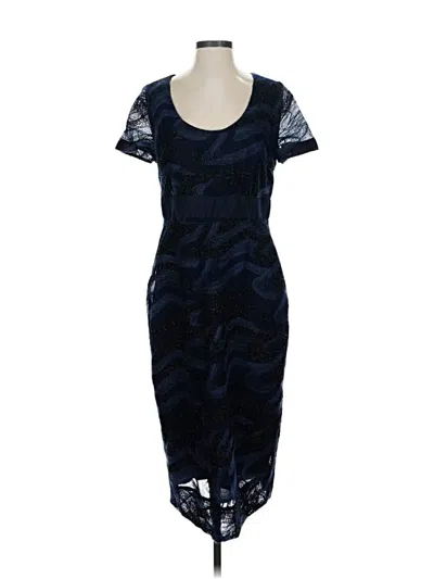 Pre-owned Peter Som Cocktail Dress In Blue