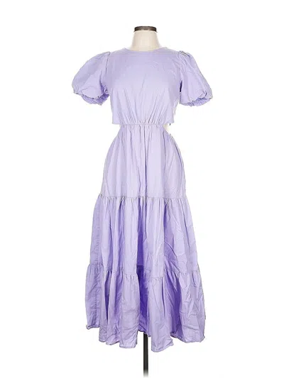 Pre-owned Peter Som Collective Casual Dress In Purple