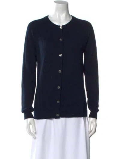 Pre-owned Peter Som Crew Neck Sweater In Blue