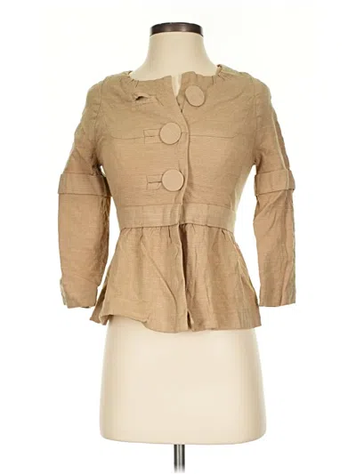 Pre-owned Peter Som Jacket In Tan