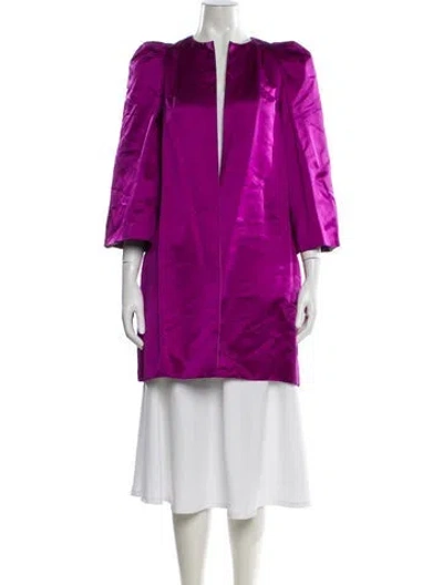 Pre-owned Peter Som Parka In Purple