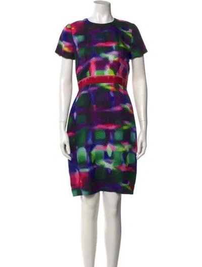 Pre-owned Peter Som Silk Knee-length Dress In Multi