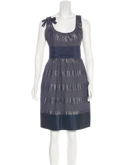 Pre-owned Peter Som Sleeveless Knee-length Dress In Blue