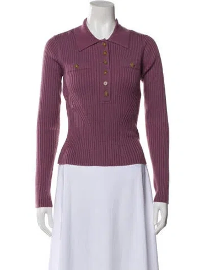 Pre-owned Peter Som Sweater In Purple