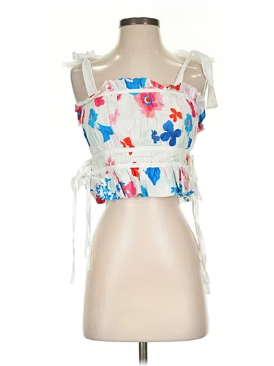 Pre-owned Peter Som Tube Top White Strapless Neckline Tops
