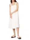 Peter Som Women's Squareneck Poplin Tent Dress In White
