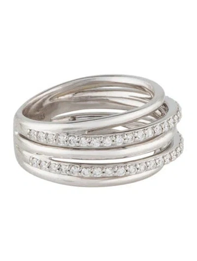 Pre-owned Peter Storm 14k Diamond Strand Band In Multi