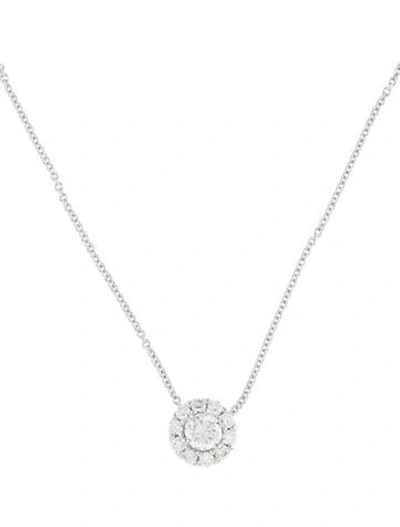 Pre-owned Peter Storm Diamond Pendant Necklace, 16" In Multi