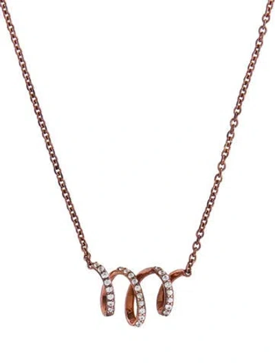 Pre-owned Peter Storm Sapphire Pendant Necklace In Multi