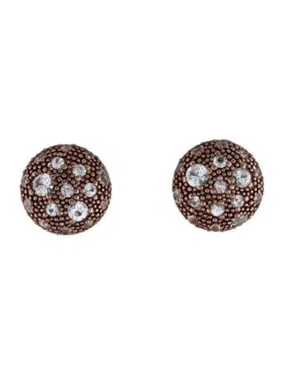 Pre-owned Peter Storm Sapphire Stud Earrings In Multi