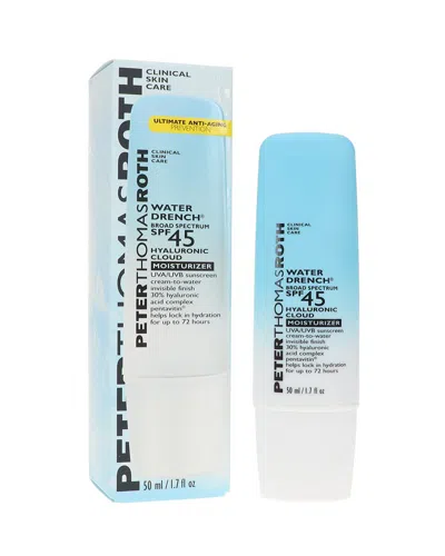 Peter Thomas Roth 1.7oz Water Drench Hyaluronic Moisturizer Spf 45 1 In Transparent