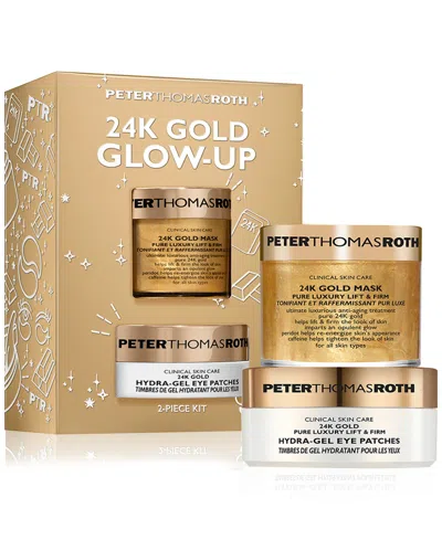 Peter Thomas Roth 2-pc. 24k Gold Glow-up Skincare Set In Transparent
