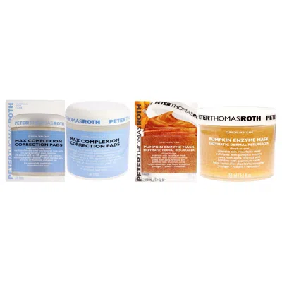 Peter Thomas Roth 2 Piece Max Complexion Correction Pads & Pumpkin Enzyme Mask Kit For Unisex In Multi