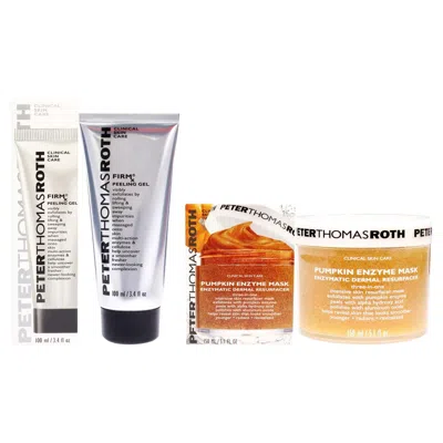Peter Thomas Roth 2 Piece Pumpkin Enzyme Mask & Firmx Peeling Gel Kit For Unisex In Multi