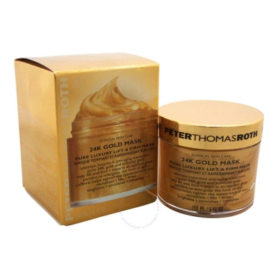 Peter Thomas Roth 24k Gold Mask Pure Luxury Lift & Firm Mask By  For Unisex - 5 oz Mask In Gold / Gold Tone