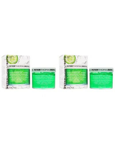 Peter Thomas Roth 2pk 5 oz Cucumber Gel Masque In Transparent