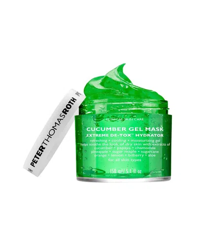 Peter Thomas Roth 5.1oz Cucumber Gel Mask Extreme Detoxifying Hydrator In Green