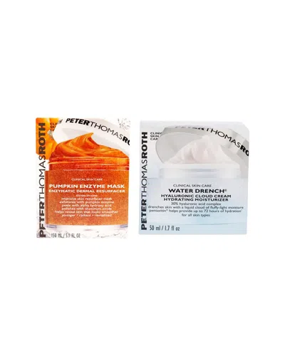 Peter Thomas Roth 5oz Pumpkin Enzyme Mask & Water Drench Hyaluronic Kit In Transparent