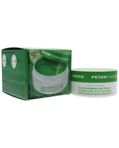 Peter Thomas Roth 60pc Cucumber De-tox Hydra-gel Eye Patches In Green