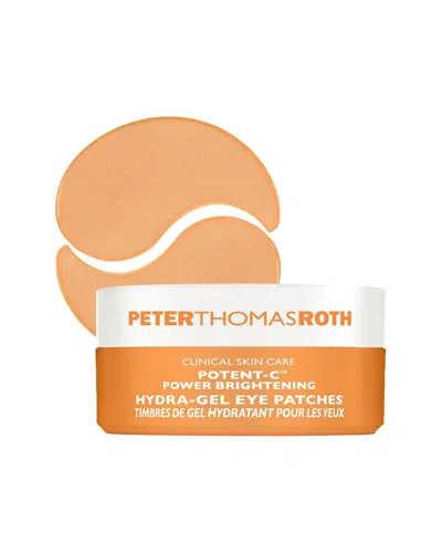 Peter Thomas Roth 60pc Potent-c Power Brightening Hydra-gel Eye Patches In Transparent