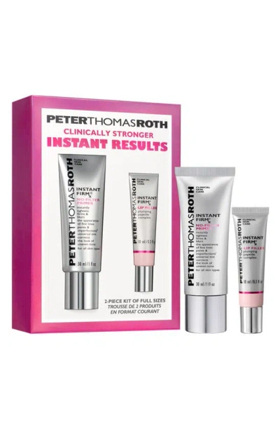 Peter Thomas Roth Clinically Stronger Instant Results Full-size 2-piece Kit In White