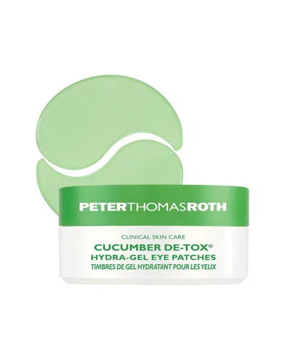 Peter Thomas Roth Cucumber De-tox Hydra-gel Eye Patches In Transparent